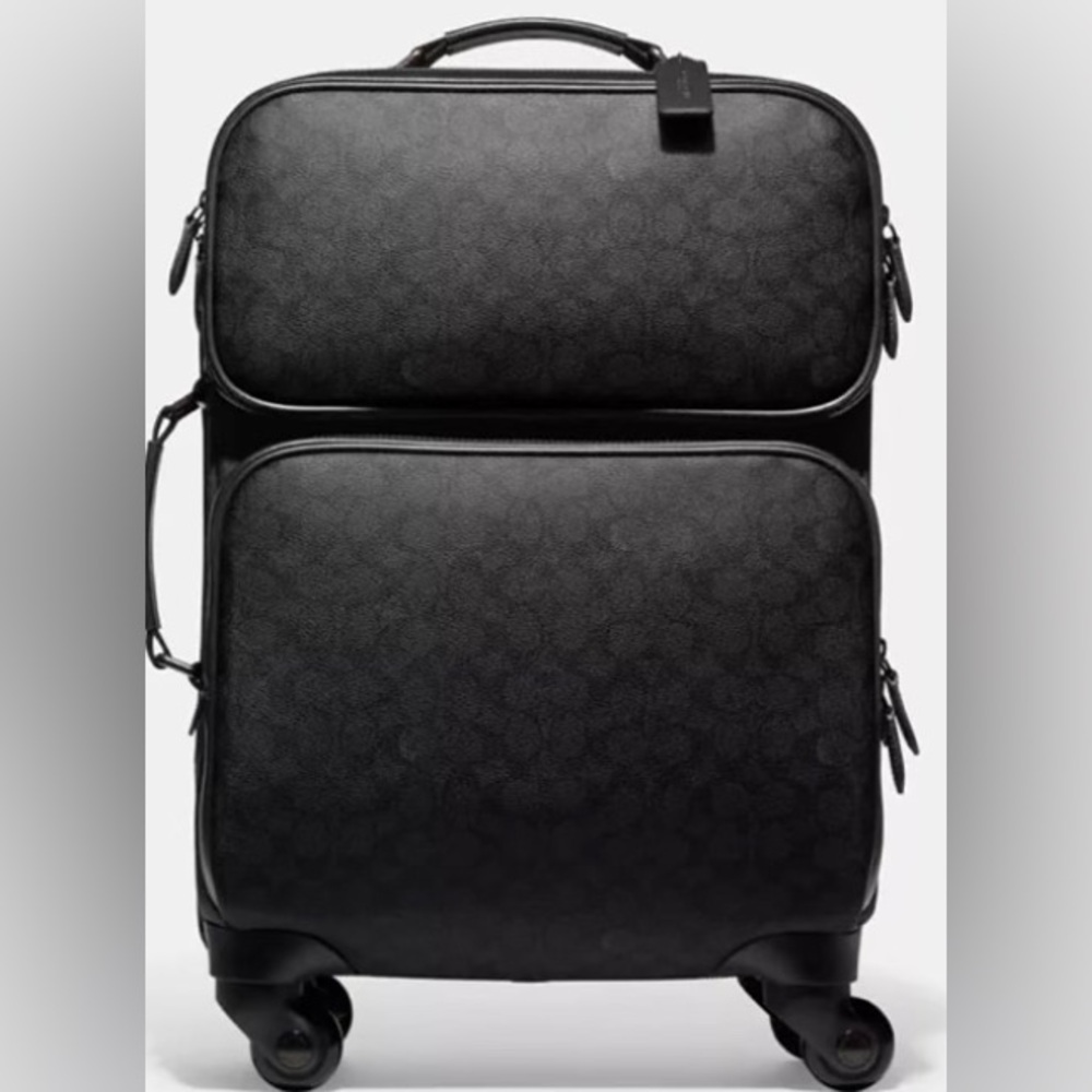 Coach Black Travel carry on  suitcase 19 x14 NWT